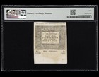 1776 Connecticut American Revolution Colonial Continental Note Currency  Pmg 50