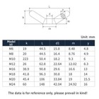 High Type Wing Nut A2 Stainless Steel Butterfly Nut M6 M8 M10 M12 M16 M20 M24