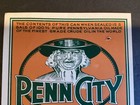 Antique Penn City Motor Oil Can Label Prototype 1931 B B Oil Co 