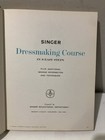 Singer Dressmaking Course In 8 Easy Steps Sewing Book Hardcover - 1961