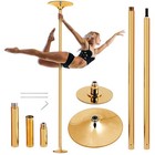 Dance Pole 45mm Portable Static Spinning Stripper Pole Exercise Party Dancing