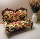 Artisan 1 12 Signed Sofa Settee Dollhouse Miniature Furniture Restored Read