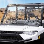Scratch Resistant   Vented Full Windshield Compatible With Polaris Ranger 1000 