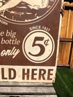 48    Large Indian Queen Root Beer 5c Metal Sign