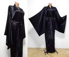 Bathgown Women s Silk Kimono Long Robe Satin Bridesmaid Wedding Sleepwear Beach 