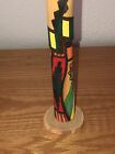 Signed B  Charley Carved Wooden 12       Navajo Kachina Indigenous Sunface Sun Face