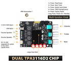 Tw1002 Bluetooth Power Amplifier Board  100w 100w 2 0 Channel Stereo Amp Board W