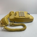 Western Electric Princess Phone Yellow Push Button Vintage Retro Landline Works