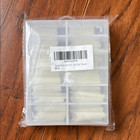  600  Long Coffin Nail Tips Full Cover Clear Acrylic False Press On Artificial