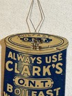 Antique 1900 s Clark s Ont Spool Thread Advertising Needle Threader