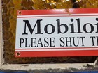 Vintage Mobil Porcelain Sign Old Gas Pump Plate Oil Can Service Station Pegasus
