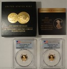 2021w Ty 1 2 1 10 Oz  5 Proof Gold Eagle Designers Edition Set Pcgs Pr 69 70dcam