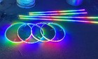 15 5  Remote App Chasing Flow Led Wheel Lights   Underglow Strips Lights Kit
