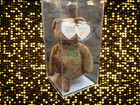 Ty Beanie Baby Billionaire 1 Korean Bear  Signed By Ty  Authenticated Mwmt Mq