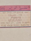 1994 Eddie Money Concert Ticket    Guitar Pick Fender Vintage  Stub Band 