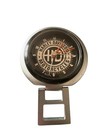 Harley Davidson Bulova Pocket Watch Alarm W  Leather Case Vintage