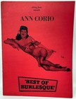 Original Ann Corio Best Of Burlesque Program Jolene Lontere Elaine Jones Bailey
