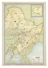 Map  manchuria   heilongjiang-jilin-liaoning   China  Dingle  1917