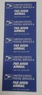 Usps Air Mail Labels  19-b   2002  Full Pane Of 5 Labels  read Description  