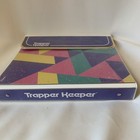 Trapper Keeper W  Folders- Vintage 80 s Style Design Retro Color Block