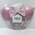 Disney Parks Minnie Mouse Pearled Ear Headband Adult Rose Pearl