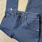 Wrangler Jeans Cowboy Cut Men 34 34 Relaxed Fit  31mwz Western Heavyweight Logo
