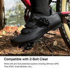Mens Mountain Bike Cycling Shoes   Mtb Bicycle Shoes With Shimano Spd With Cl   