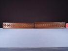 29  Wide Pair Of Antique Trim Panels In Solid Oak Wood Highly Carved Salvage