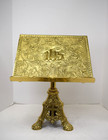 Lightly Used Ornate Brass Church Missal  Gospel  Bible  Book Stand  q197-219sp