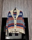 Vintage   L   Polo Ralph Lauren Mens Cardigan Southwest Aztec Navajo