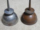 Two Vintage Singer Sewing Machine Oil Can Large Thumb Oiler