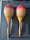 Vintage Wood Mexican Maracas - Full Size