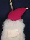 Woof   Poof Ornament Santa Face   Excellent