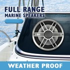 8  2-way Marine Boat Speakers  pair  Audio System 200w 12v Rgb Led 40-20 000 Hz