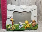 F1 Vintage Collectible Suzy s Zoo Baby Frame Running Animals  4 X 6 Photo 