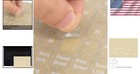 Universal English Keyboard Stickers - Transparent With White Letters For Laptops