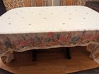 Nicole Miller Easter Tablecloth Bunny  Hydrangea  Butterfly Large 120x60 