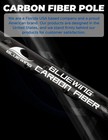 Bluewing 4ft Heavy Duty Carbon Fiber Fishing Gaff 4in Stainless Steel Hook Tuna