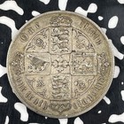1873 Great Britain Victoria 1 Gothic Florin Lot jm1372 Silver 