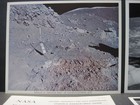 Lot Vintage 1973 Last Apollo 17 Moon Nasa Astronaut B w Photo Paper Teaching Aid