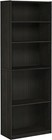 Home 5-shelf Wood Bookcase Adjustable Storage Shelving Book Wide Bookshelf New