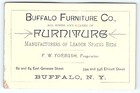C1880 Buffalo Furniture Co Ny P w  Forbush Mexican Family Trade Card P1934
