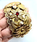 Vintage Beautiful Bracelet Gold Tone Special Filigree Work Rare 