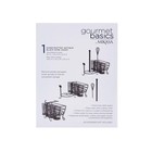 Avilla Picnic Storage Caddy  Plate  Napkin   Flatware Organizer With Paper To   