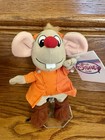 Vtg Lot 3 Disney Store Cinderella Gus Jaq Suzy  Bean Bag Mouse Plush With Tags