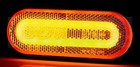 Oval Neon Led Amber Side Marker   Position Light Lamp 12v 24v Truck Trailer