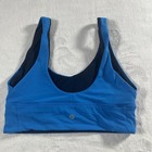 Lululemon Reversible Align Sports Bra  Nulu Poolside navy Womans Size 8 W2da8s