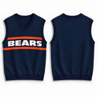 Mikee Ditkaa Name Wool Vest Bears Sweater Classic Sleeveless Pullover  s-5xl 