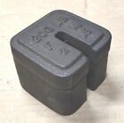 Rare Vintage Fairbanks Morse Scale 2pc Set Of Weights 200   500 Lbs  3 5  Square
