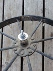 Industrial Age Steampunk Cast Iron Wheel Re Purpose As Kitchen Utensil Hanger  